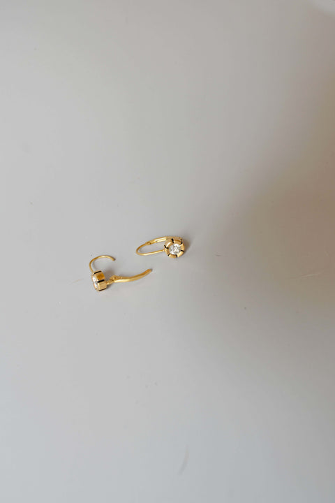 Groove lever back earrings